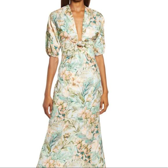 SIGNIFICANT OTHER Floral Linen Maxi Dress - Picture 9 of 9